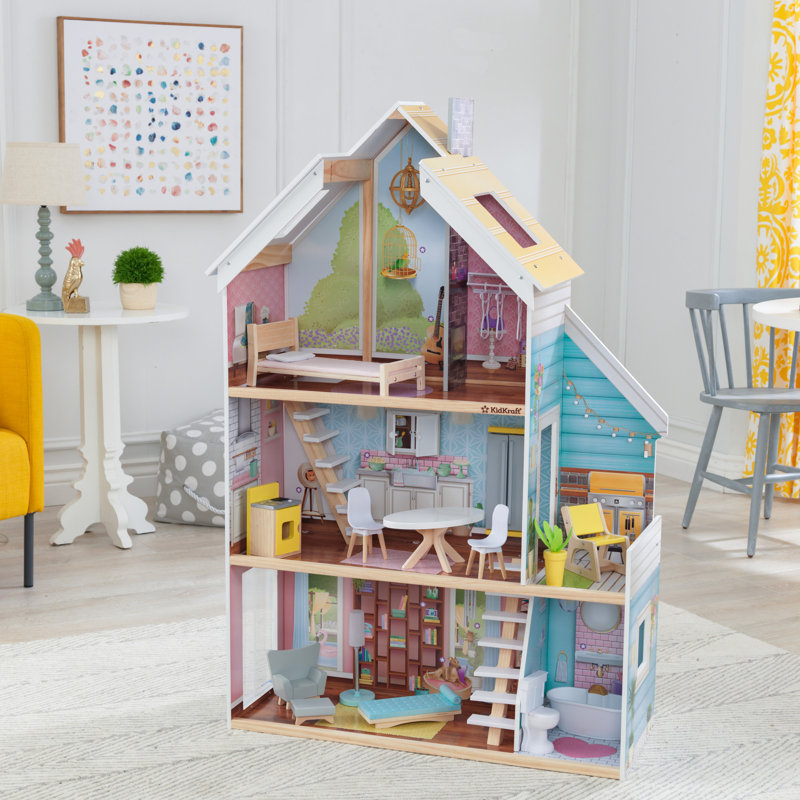 KidKraft Zoey Lights and Sounds Dollhouse & Reviews Wayfair